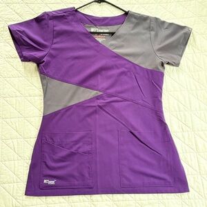 Barco Grey’s Anatomy Signature Purple Scrub Top